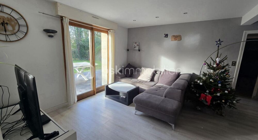 Maison 128 m²  4 chambres  Terrain 1 600 m²  Plumergat