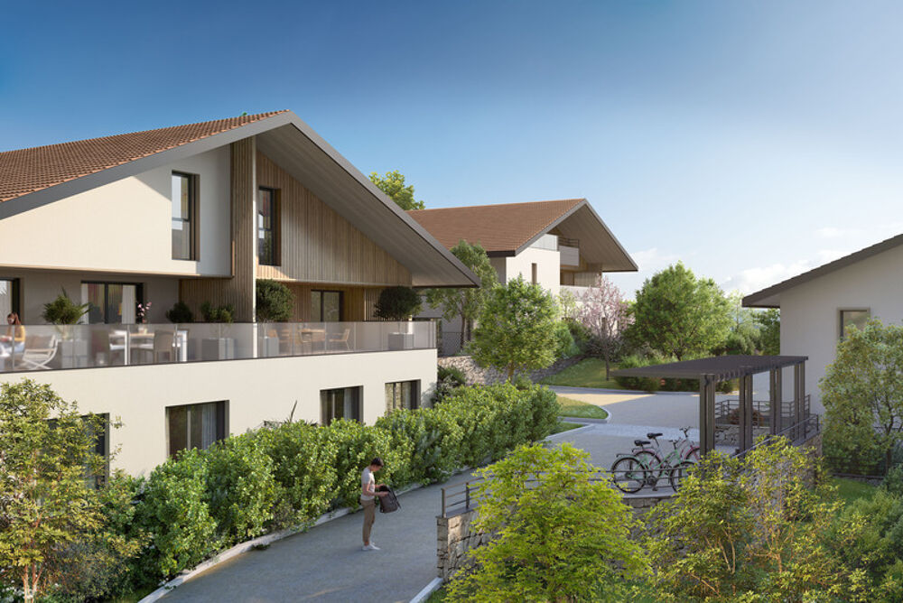 EXCENEVEX(74) appartement duplex 4 pièces terrasse, vue lac, cave et parkings