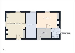  Appartement � vendre 3 pi�ces 59 m�