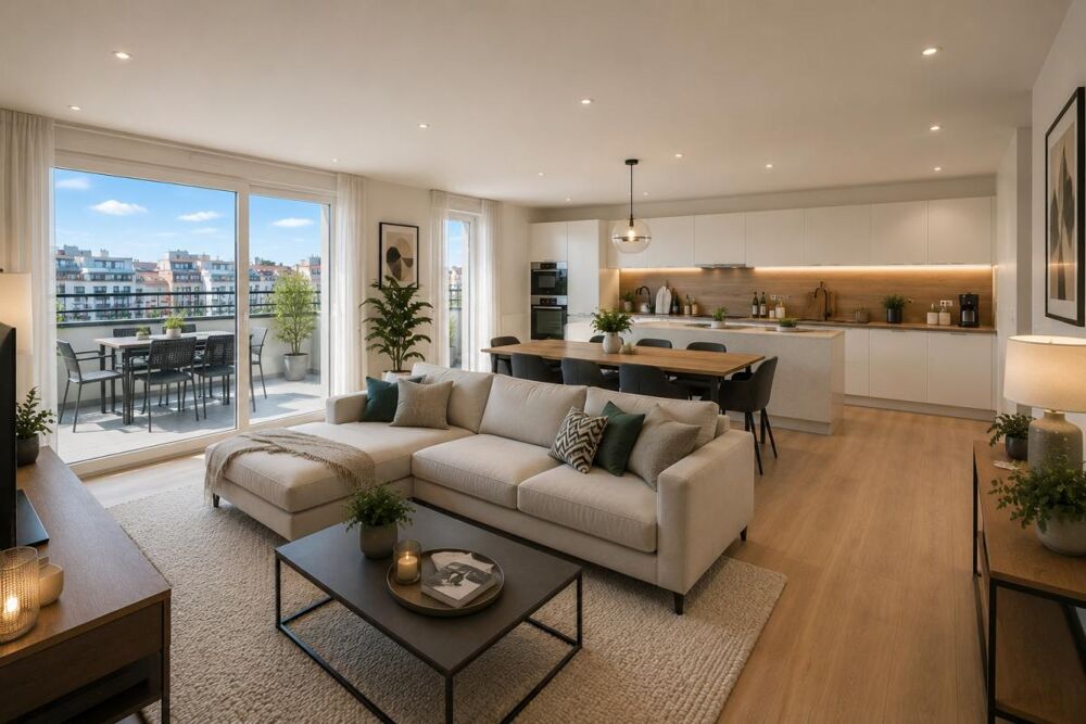 Vente Appartement Magnifique 4 pièces avec balcon et terrasse en plein centre-ville de Nanterre Nanterre