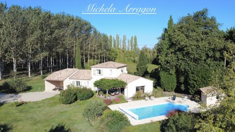   LE LÉDAT (47) – AUX PORTES DE VILLENEUVE-SUR-LOT – VILLA DE 180 M² AVEC PISCINE SUR 5 845 M² DE TERRAIN Villa - 6 pièce(s) - 180 m²
