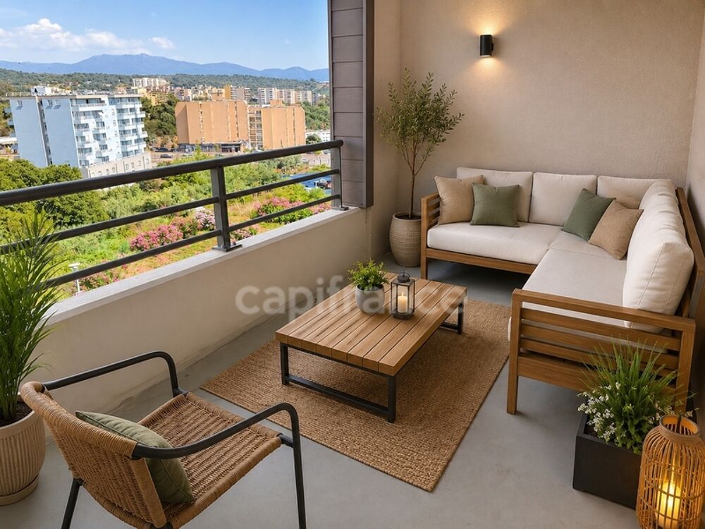 Vente Appartement AJACCIO (20), appartement T2, terrasse, vue dégagée, secteur rocade proche commerces Ajaccio