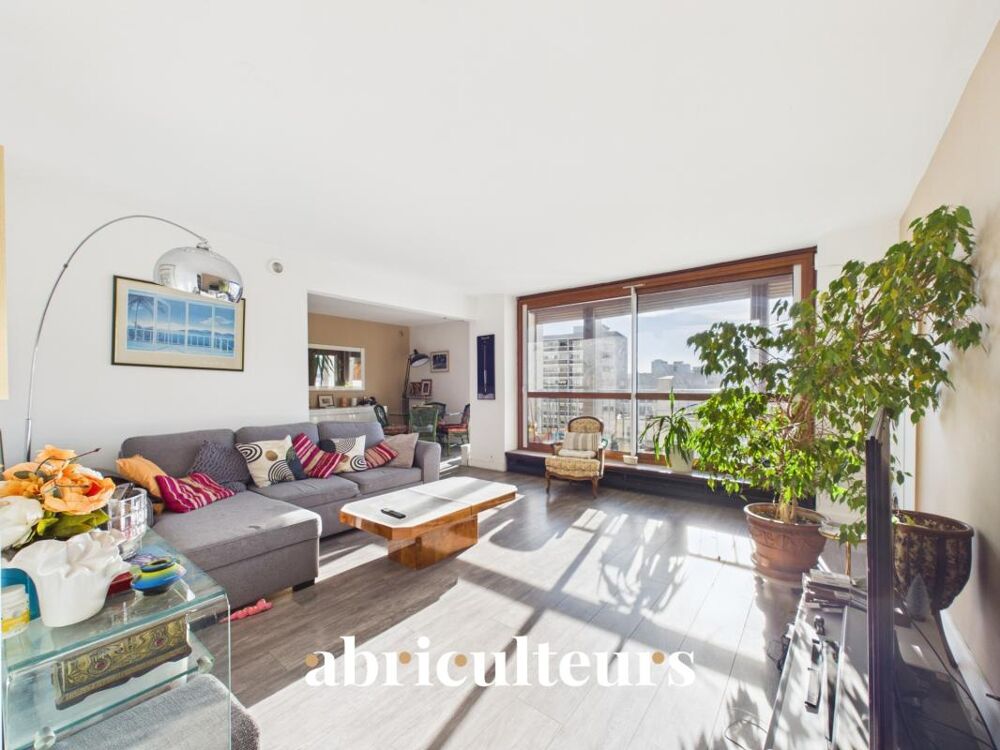 Vente Appartement Paris 15e – Résidence Paris XV – Appartement familial 5 pièces de 114 m² avec balcons, parking et cave Paris 15
