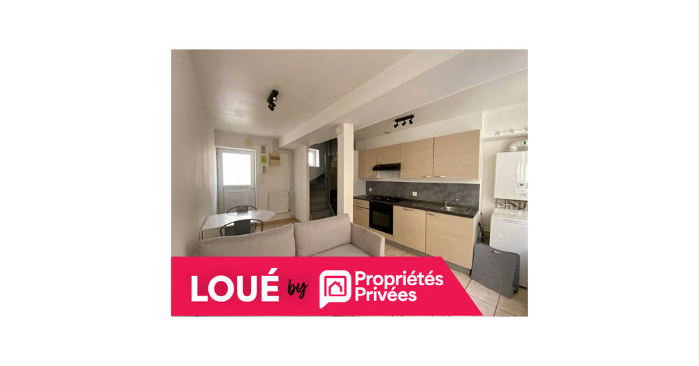 Maison de ville meublée avec extérieur. Centre-ville de Bolbec 3 pièce(s) 42 m2