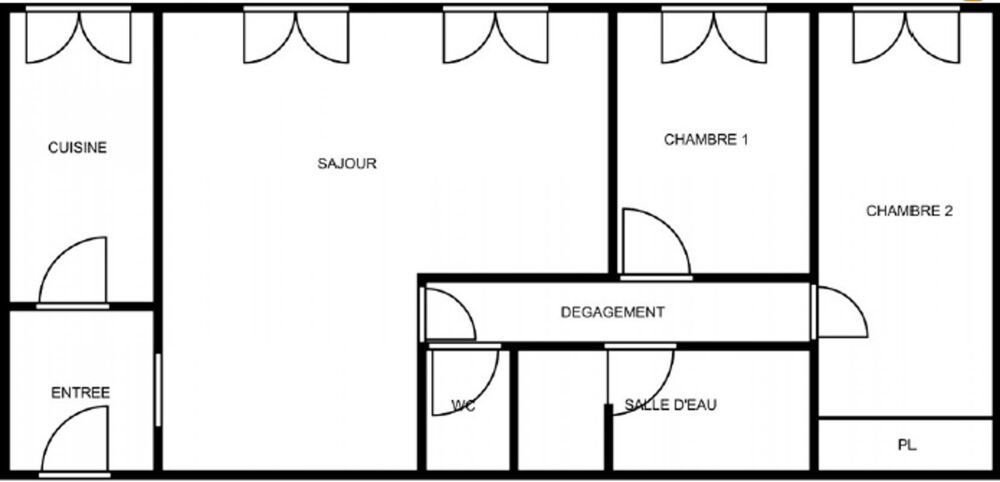 Appartement 3 pièce(s) 70 m²à vendre Bois-colombes