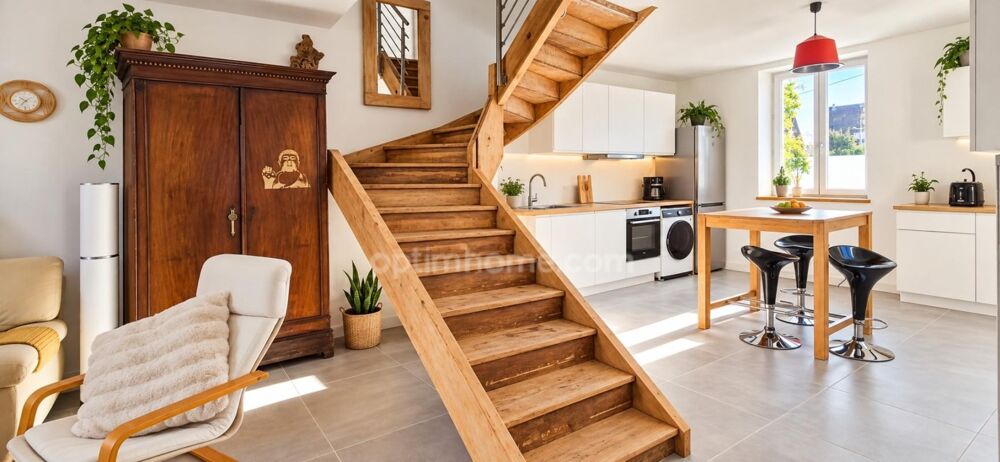 Vente Maison MONTBÉLIARD 25200 - MAISON 3 PIÈCES ENTIÈREMENT RÉNOVÉE – 2 CHAMBRES – TERRAIN 3 ARES – PARKING SÉCURISÉ – Montbeliard