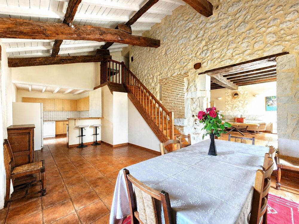 Ancienne Ferme Landaise 240 m2 - 2 logements - 3,7 hectares
