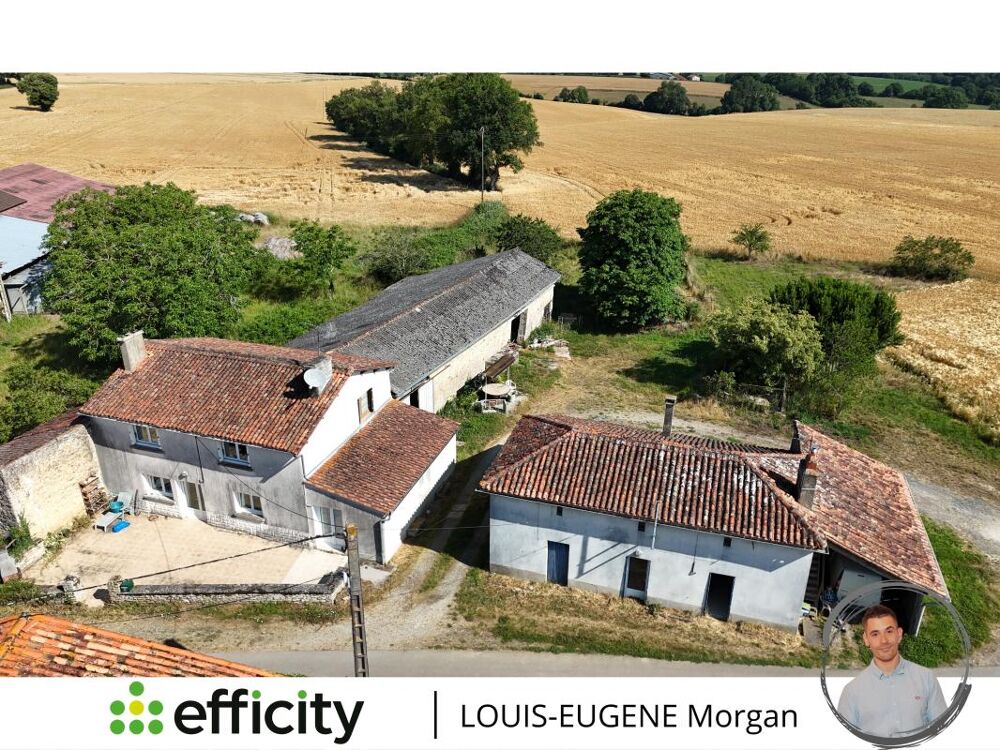 Maison 6 pièces 189 m² · à Charroux · 189 m² · 86 500 €