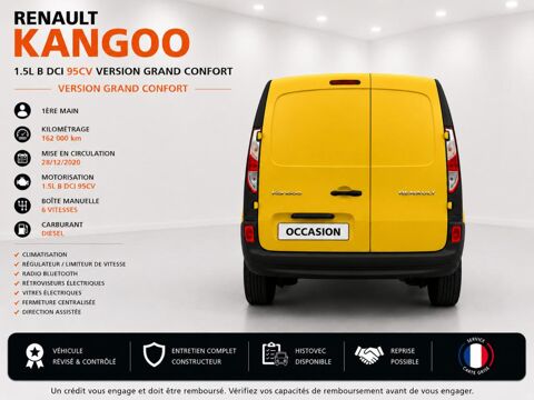 Kangoo Express 1&deg; Main / 1.5L B DCI 95cv de 2021 version GRAND CONFORT CLIM 2021 occasion 60430 Abbecourt