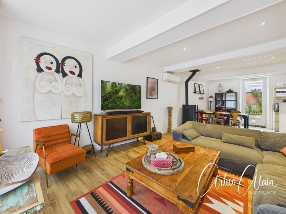 Vente Maison Maison de village 136 m² avec cours et garage au centre de Villefranche de Lauragais Villefranche de lauragais