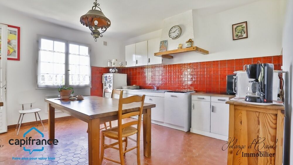 Nizas  Maison 5 pièces, 193 m² + T2 indépendant, sous-sol complet & terrain piscinable