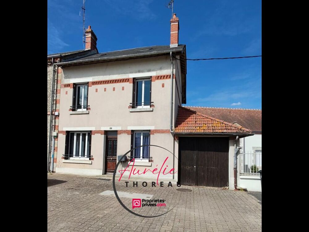 Maison de ville, 3 chambres, cours, garage