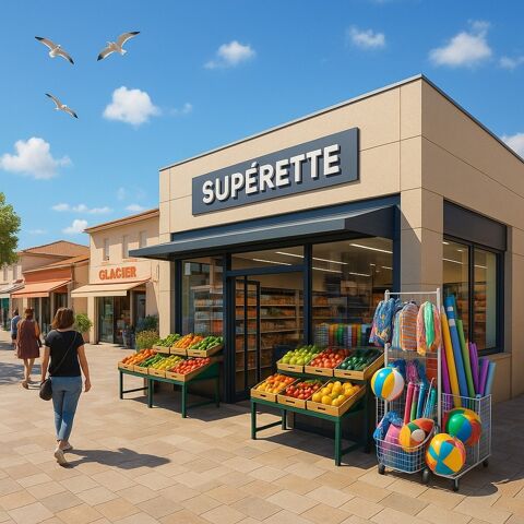 Magasin d'alimentation sous enseigne nationale � Fonds & Murs � Littoral H&eacute;raultais 370000 34500 Beziers