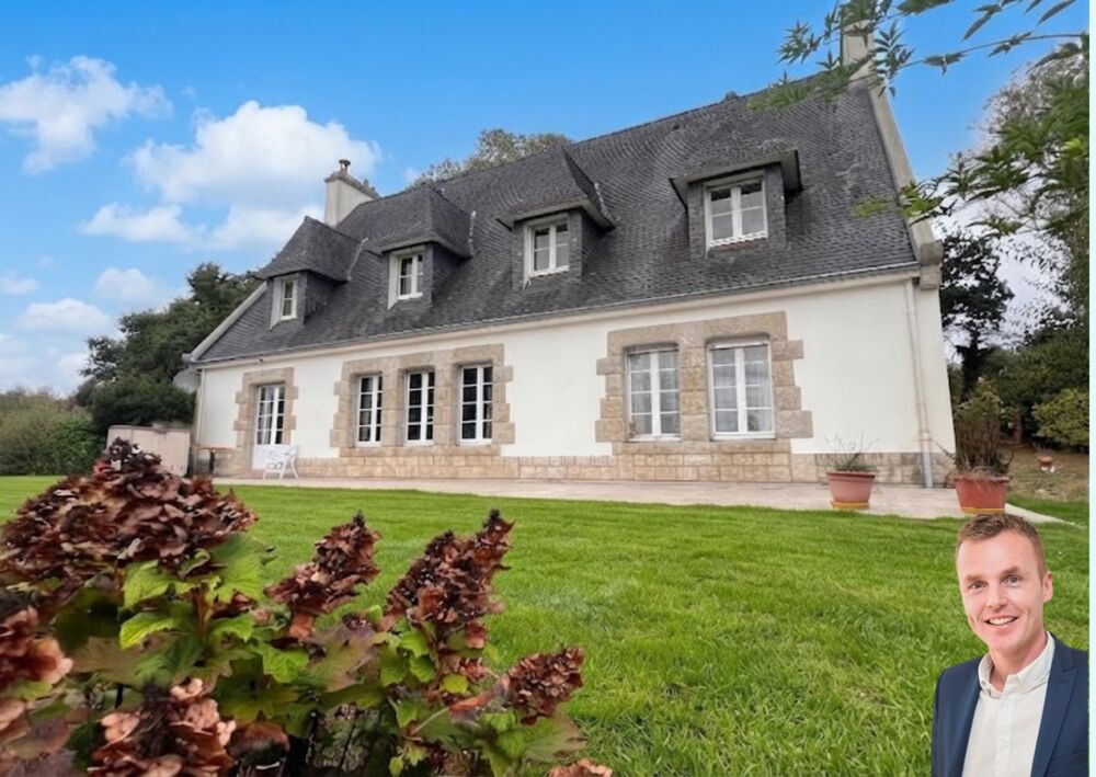 QUIMPER (29)  LE STANGALA  Maison de 210 m² habitables, édifiée sur une parcelle de 12 000 m², avec sous-sol intégral