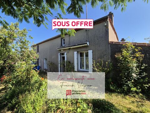   A VENDRE en Exclusivit� � Vendrennes, Maison � r�nover de 58 m2 env avec 1 chambre et 2 greniers sur une parcelle de 1557 m2 Maison - 4 pi�ce(s) - 59 m�