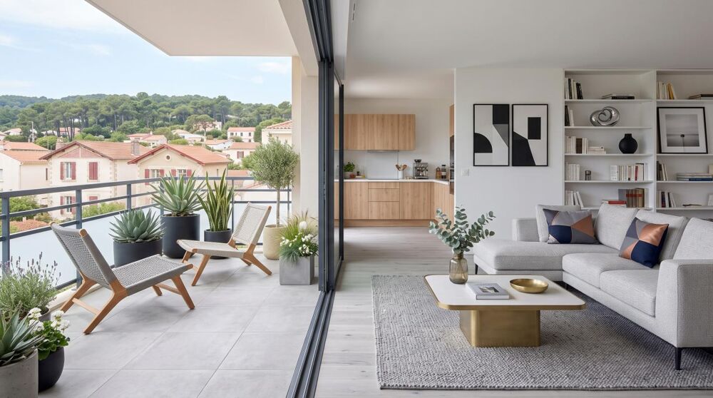 Vente Appartement ***Magnifique appartement CLIMATISÉ en DERNIER ÉTAGE avec BALCON + 2 PARKINGS !! A 2 PAS DE LA PLAGE ET DES COMMERCES !!!*** Saint georges de didonne
