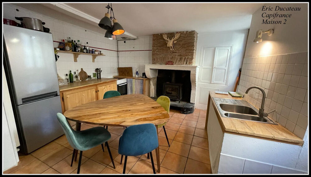 Vente Maison Dpt Gironde (33), à vendre RIONS 2 maison P6, Cité médiévale de Rions Rions