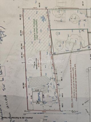  Terrain � vendre 763 m�