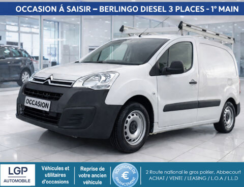 Citro&euml;n Berlingo 1&deg; Main / 1.6L B HDI 100cv Pack Club 3pl/GPS/CLIM/REGUL/LIMI 2018 occasion Abbecourt 60430