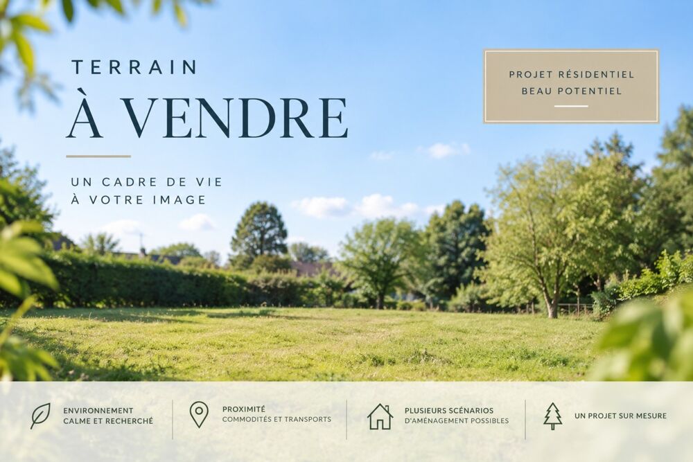 Vente Terrain Terrain à bâtir 753 m² – Collonges-au-Mont-d'Or – Beau potentiel Collonges au mont d or