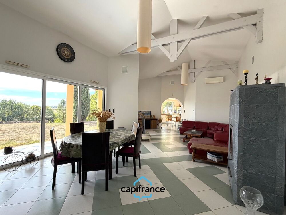 Vente Maison Toulouse 35 min, Roquemaure, villa d'architecte T7, 174 m², garage de 46 m², terrain 7500 m² Bessieres
