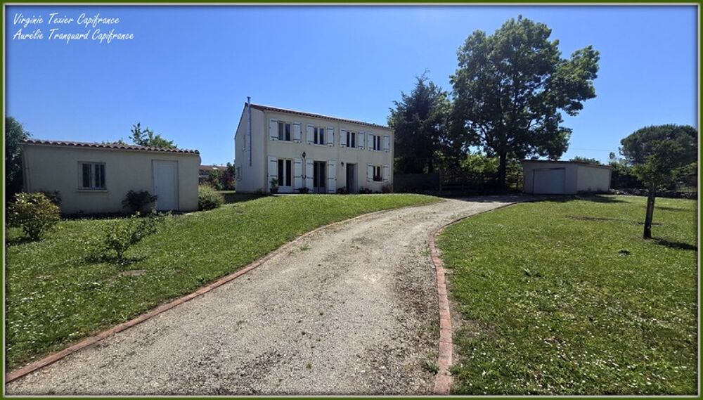 Vente Maison Maison à vendre 6 pièces VARAIZE (17) 4 chambres sur 1500m² de jardin clos avec garage Varaize