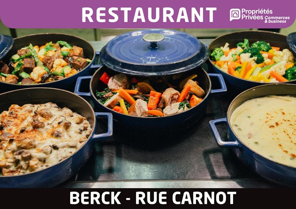   Berck-sur-Mer - Restaurant 45 couverts - 110 m2 - Rue Carnot - Emplacement n°1 