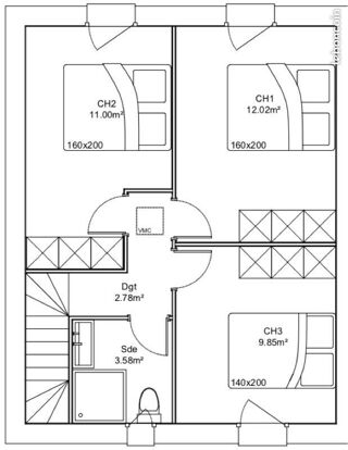  Maison 4 pi�ces 80 m� Esquibien