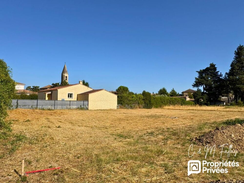 Vente Terrain TRAVAILLAN : 960 m²  pour donner vie à votre projet ! Camaret sur aigues