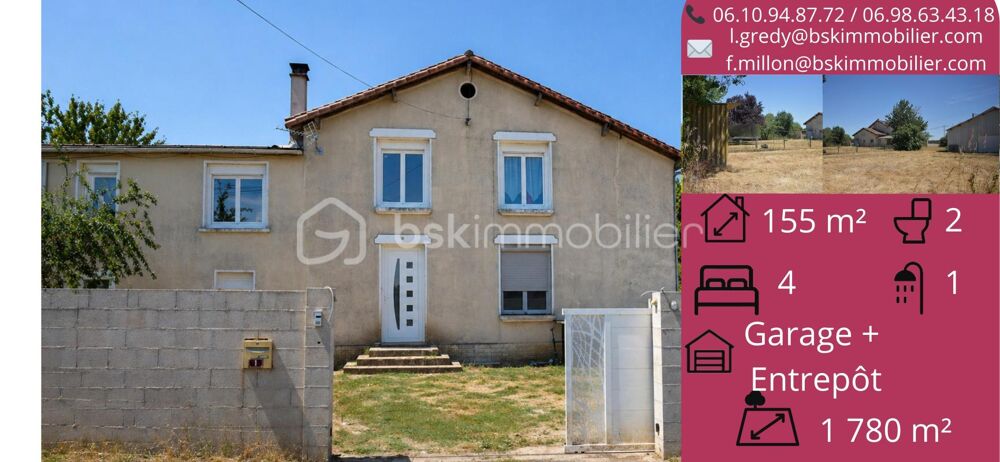 ? Maison familiale spacieuse avec jardin arboré et entrepôt  environnement calme