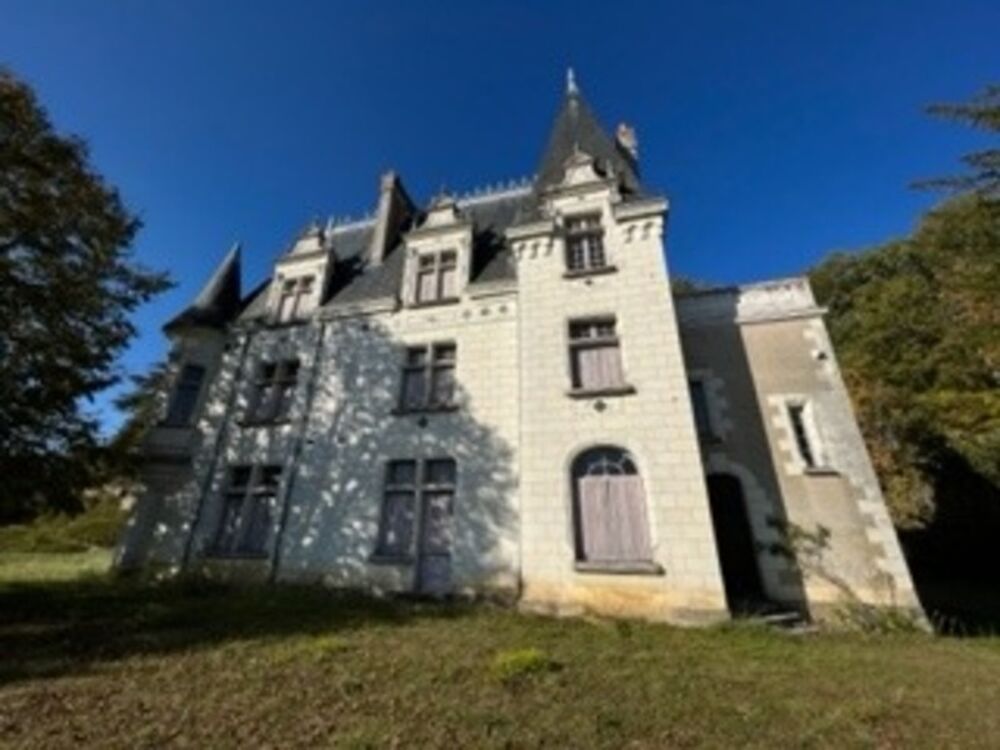 Sublime château édifié au XVI°et remanié au XIX° surblomblant la vallée de la Loire entre Amboise et Tours