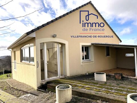 Plain-pied de 69 m², 2 chambres, grange, terrain clos de 1498 m² 173800 La Capelle-Bleys (12240)