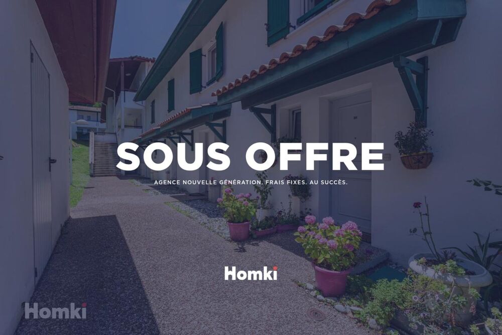 Appartement et jardinet T3 de 61 m² à Lahonce 64990