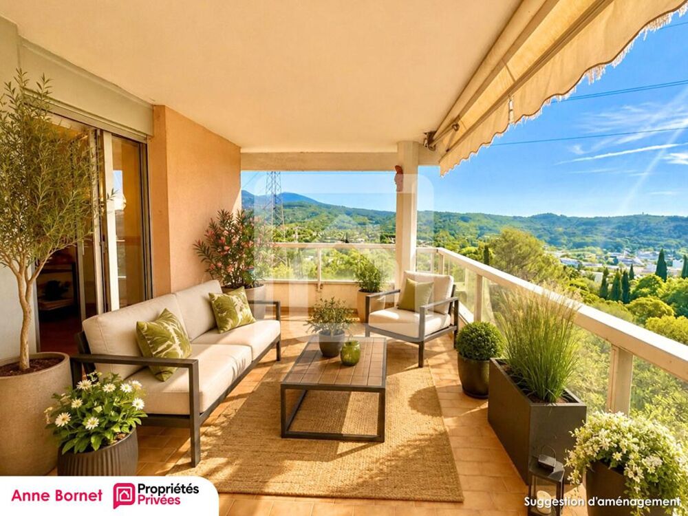 Vente Appartement Appartement 4 pièces 106 m2, terrasse, balcon, garage fermé, cave Grasse