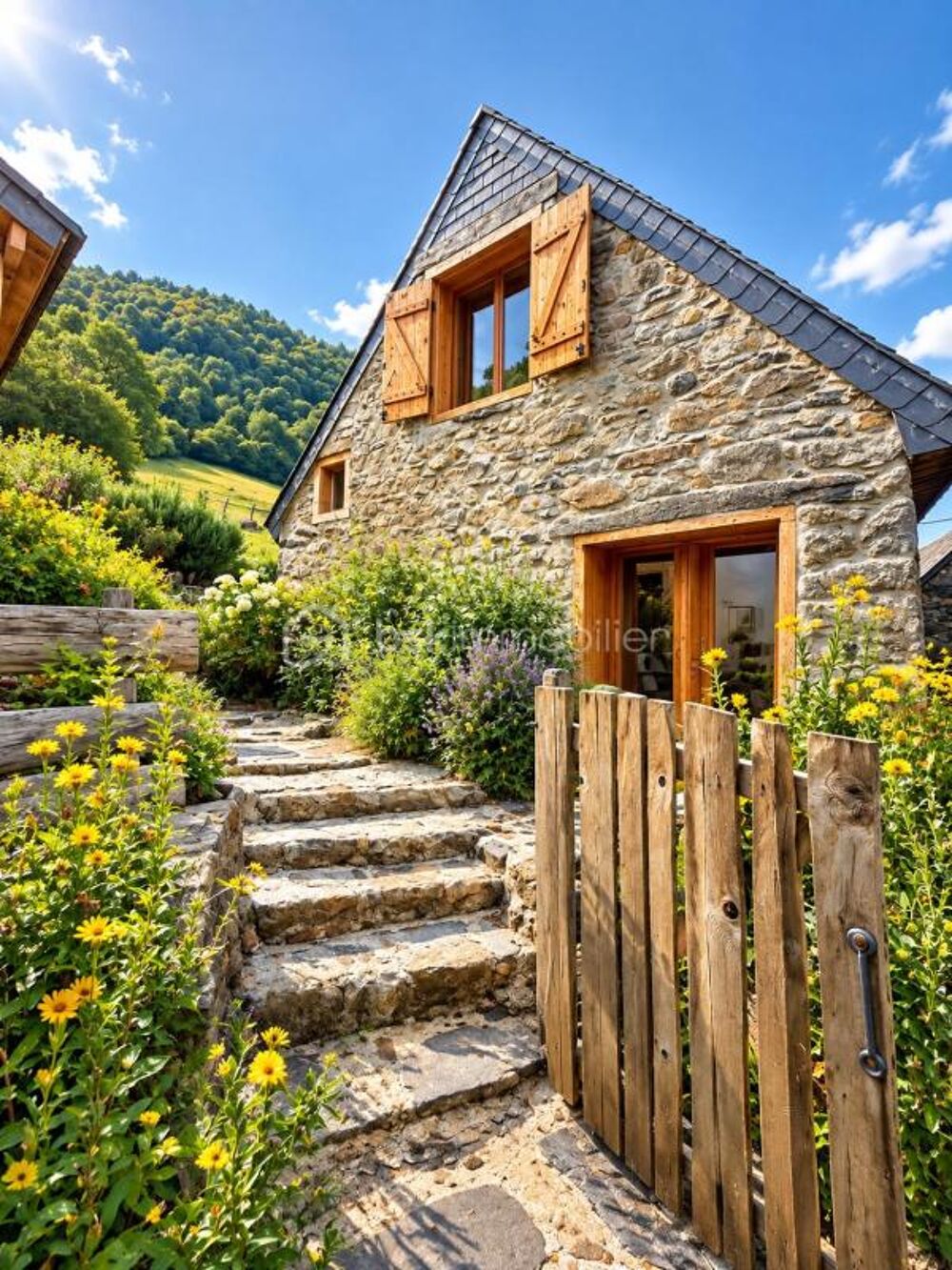 Vente Remise/Grange Grange pyrénéenne rénovée avec sauna & terrasse – Vallée de Lesponne Bagneres de bigorre