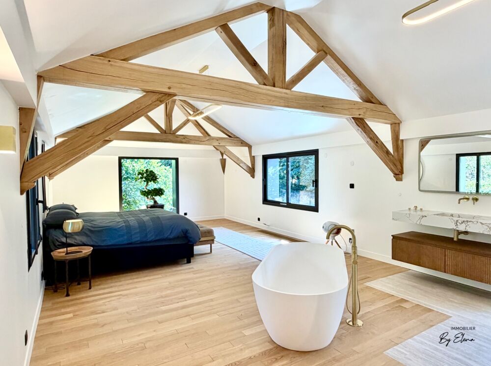 Vente Villa Villa d'architecte rénovée–20 min de Paris-face au parc du Château–Prestations haut de gamme Croissy beaubourg