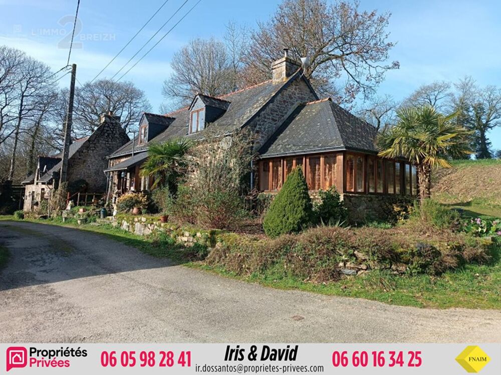 Maison avec seconde habitation cottage 6 pièces 140 m² Langoëlan