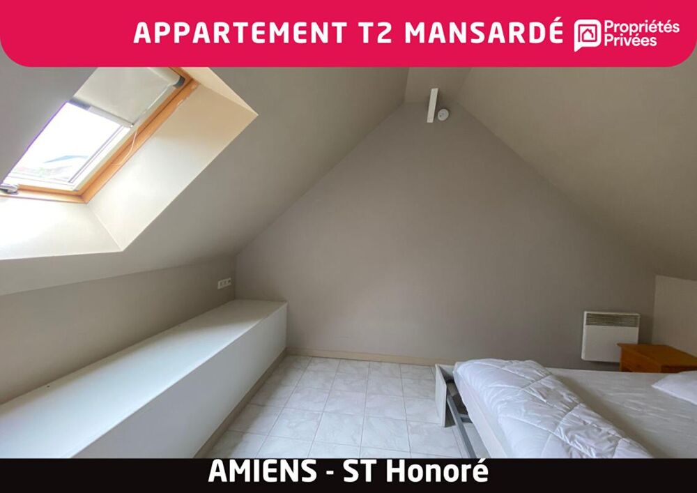 Appartement T2 mansardé - Amiens Quartier St Honoré-Jeanne d'Arc - Vente Interactive