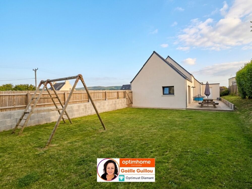 ROSCOFF : Maison récente - Vie de plain pied - 4 chambres - Jardin Clos de 480m²