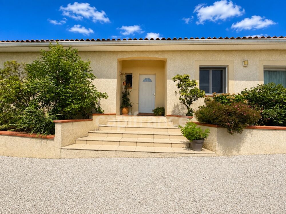 Vente Maison Maison de plain-pied 160 m² – 4 chambres, bureau, terrain arboré de 2 500 m² Rieumes