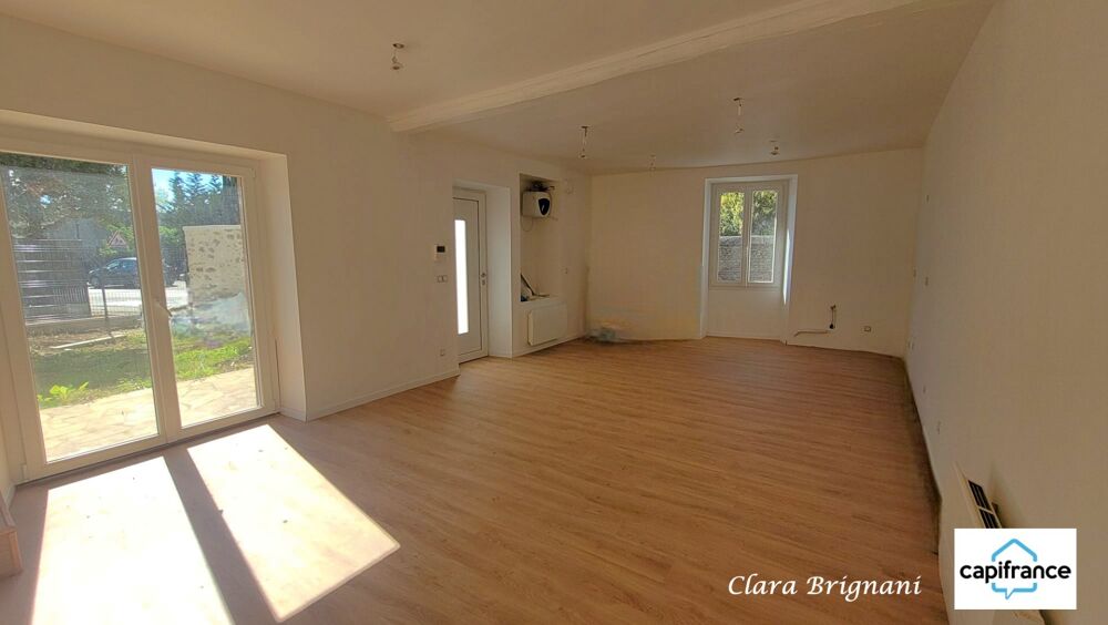 Maison de ville rénovée à vendre, 4 pièces, jardin - SAINT VRAIN