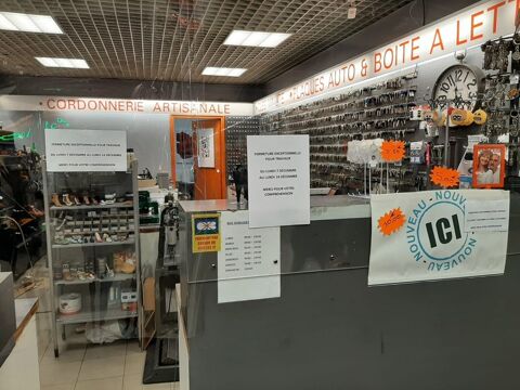 Fonds de commerce de cordonnerie - clefs à vendre SAINT MARTIN D'HERES (38) 92000 38400 Saint martin d heres