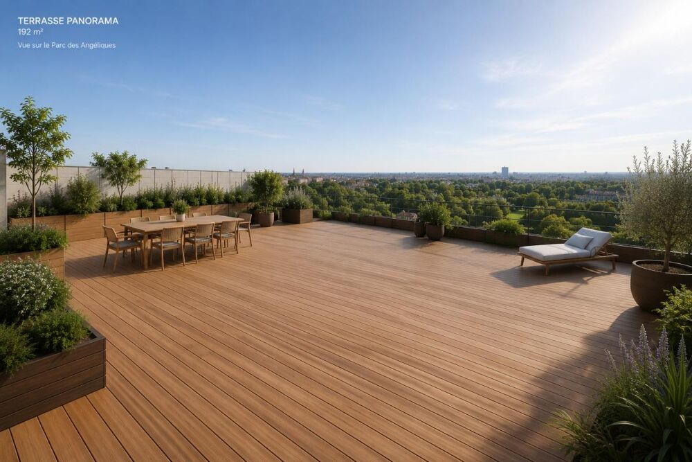 Vente Appartement Votre T3 bénéficiant de l'une des plus grandes terrasses de Bordeaux -  192 m² !** Bordeaux