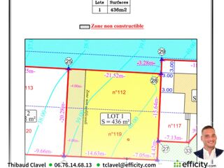  Terrain � vendre 436 m�