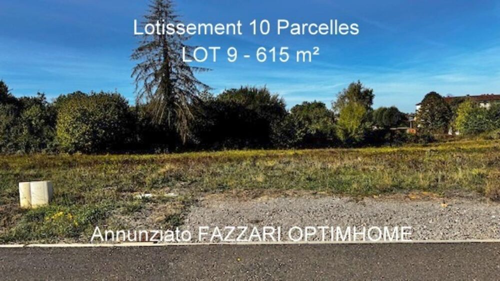 Vente Terrain Stenay 55700 terrain à bâtir viabilisé 615 m² Lot n° 9 Stenay