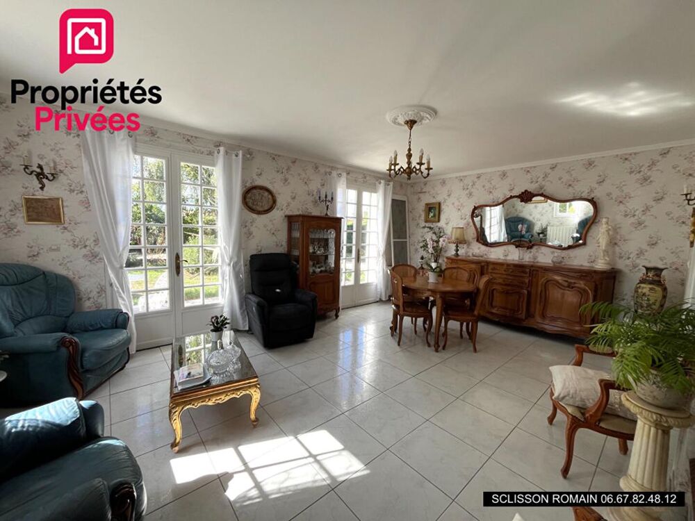 PLAIN-PIED 93 M² - 3 CHAMBRES - TERRAIN 1 000 M² - CALME ET SANS VIS-À-VIS