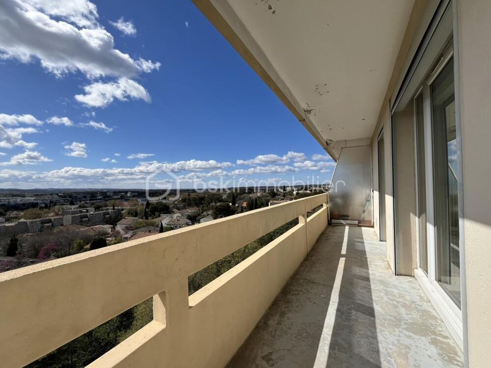 Vente Appartement NÎMES  Puech-du-Teil – Dernier étage avec vue dégagée T2/T3, balcon 9m2 et parking Nimes