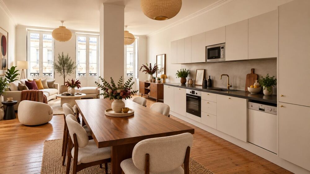 Vente Appartement BORDEAUX – JARDIN PUBLIC / FONDAUDEGE  – T5 DE 120 M² AVEC 3 CHAMBRES Bordeaux