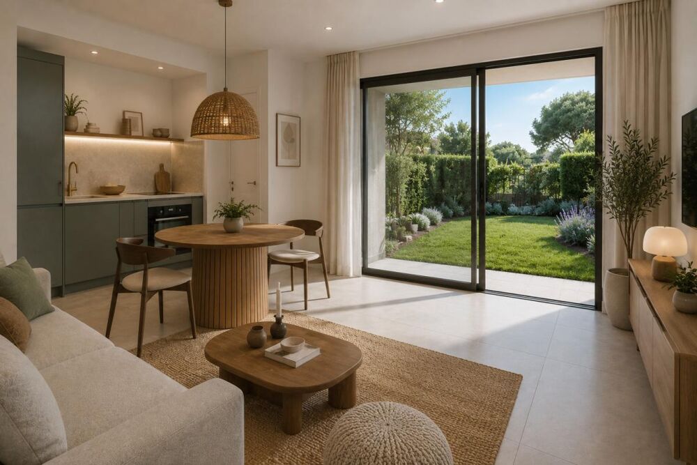 Vente Appartement 2 pièces avec jardin privatif – Résidence avec piscine à Antibes Antibes
