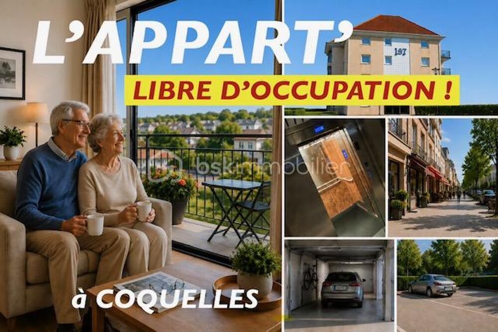 LIBRE DE SUITE...EN APPARTEMENT 2 chambres à Coquelles !